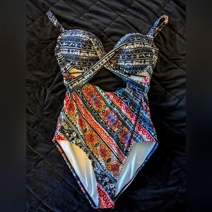 Swimsuits For All One-Piece Underwire Swimsuit